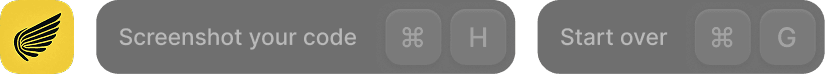 AI Interview Assistant - Code control buttons